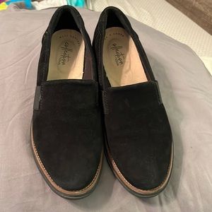 Clarks ultimate comfort black suede loafer size 7